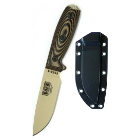 ESEE â€˜ESEE-4â€™ 4.5â€³ Fixed Blade Knife (Coyote/Black)