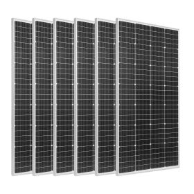 1200W 24V Complete Solar Power Kit, 6*200W Monocrystalline Panels + 25.6V 300Ah LiFePO4 Battery + 60A MPPT Charge Controller + 3KW Power Inverter