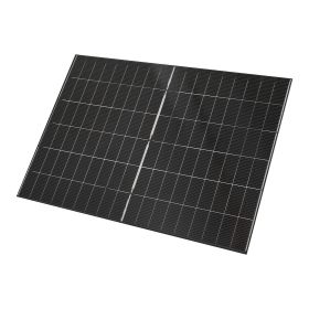2PCS 400W Bifacial Solar Panels, 16BB N-Type Monocrystalline PV Module 24% Efficiency