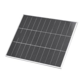 2PCS 100W Bifacial Solar Panels, 23% High-Efficiency N-Type Monocrystalline PV Module with MC4 Output & Aluminum Frame