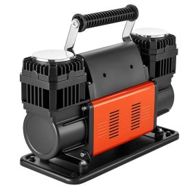Dual-Cylinder Heavy Duty Air Compressor, 10.6CFM Portable Tire Inflator