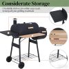 Black Charcoal Barbecue Grill Backyard Picnic Cookware Portable Outdoor Cooking Equipment