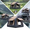 Inflatable Rooftop Tent with Ladder – 2–3 Minute Setup for Cars, SUVs & Trucks, Khaki/Black