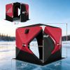 Outdoor Portable Ice Fishing Tent,Winter Fishing Shelter,Insulated Outdoor Winter Camping Tent,Spacious Portable Winter Ice Fishing Tent Shelter