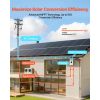4000W Hybrid Solar Inverter, 24V DC to 230V AC, Pure Sine Wave Power Inverter Charger, with Built-in 120A MPPT Solar Controller, WiFi Module