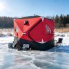 Outdoor Portable Ice Fishing Tent,Winter Fishing Shelter,Insulated Outdoor Winter Camping Tent,Spacious Portable Winter Ice Fishing Tent Shelter