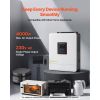 4000W Hybrid Solar Inverter, 24V DC to 230V AC, Pure Sine Wave Power Inverter Charger, with Built-in 120A MPPT Solar Controller, WiFi Module