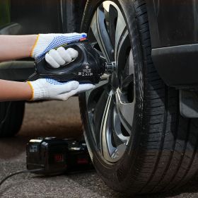 Electric Car Jack, 5 Tons /11000 lbs, Electric Scissor Jack with Built-In Inflator (Impact Wrench: With Impact Wrench, Configuration of the inflatable function: With Configured Inflatable Function)