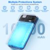10000mAh Magsafe 3 In 1 Portable Charger PD22.5W Magnetic Fast Charger Fast Charging Power Bank Fit For IOS Phone 15/14 Samsung Galaxy S24 And Mo