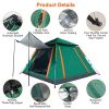 4–5 Person Lightweight Camping Tent – 7' x 7' Portable Family Tent with Carry Bag