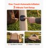 Camping Tent, 4 Person Inflatable Cabin Tent with Rechargeable Pump, TPU Air Tube & 5 Large Mesh Windows