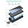 Portable Charger 30000mAh,Solar Power Bank USB-A&USB-C,Compact Power Bank Fast Charging for Mobile Phone,Compatible with Multi-devices, Christmas Gift