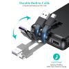 Portable Charger 30000mAh,Solar Power Bank USB-A&USB-C,Compact Power Bank Fast Charging for Mobile Phone,Compatible with Multi-devices, Christmas Gift