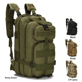 Xg-Mb30 - Small Tactical Backpack Survival Assault Bag 30 Liter (Product Color: Army Green|Black|CP Camo|Jungle Camo|Khaki)