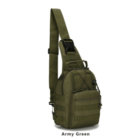 Edc Shoulder Bag - Tactical Chest Sling Bag (5 Liter) (Product Color: Army Green)