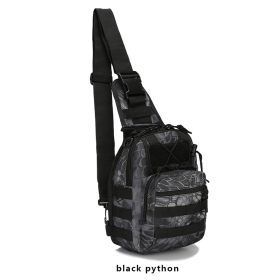 Edc Shoulder Bag - Tactical Chest Sling Bag (5 Liter) (Product Color: Python Black)