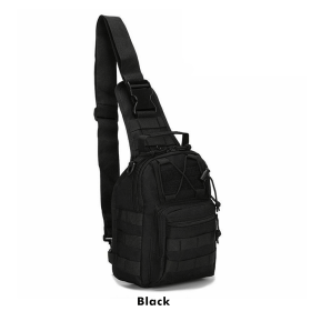 Edc Shoulder Bag - Tactical Chest Sling Bag (5 Liter) (Product Color: Black)